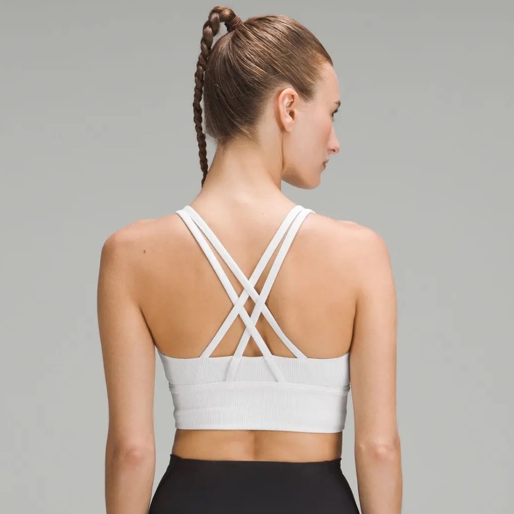 Lulu Energy Ribbed Longline Bra